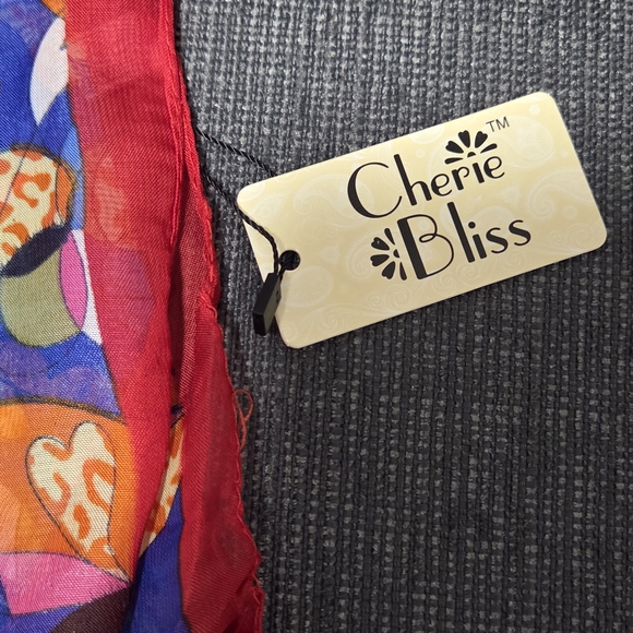 Chesca Multicolor Floral Scarf - Picture 3 of 3